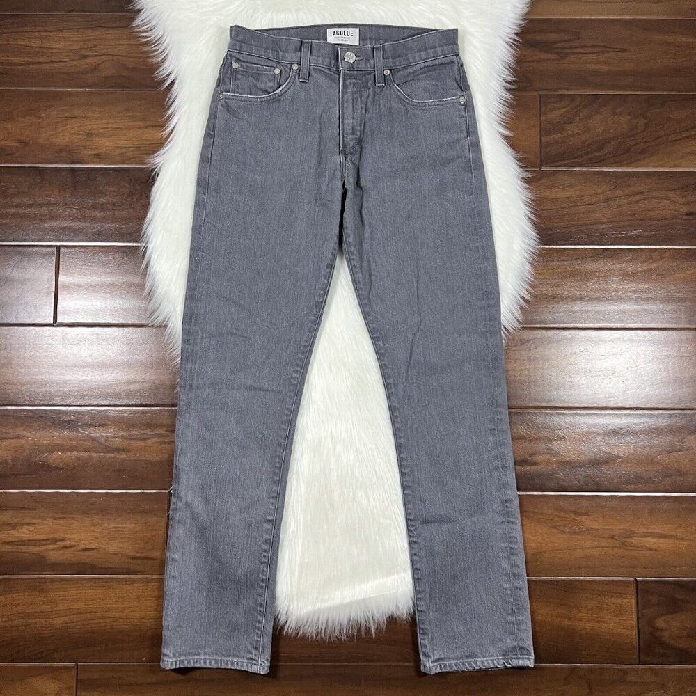 Agolde Men's Size 29 Gray Slim Fit Denim Jeans